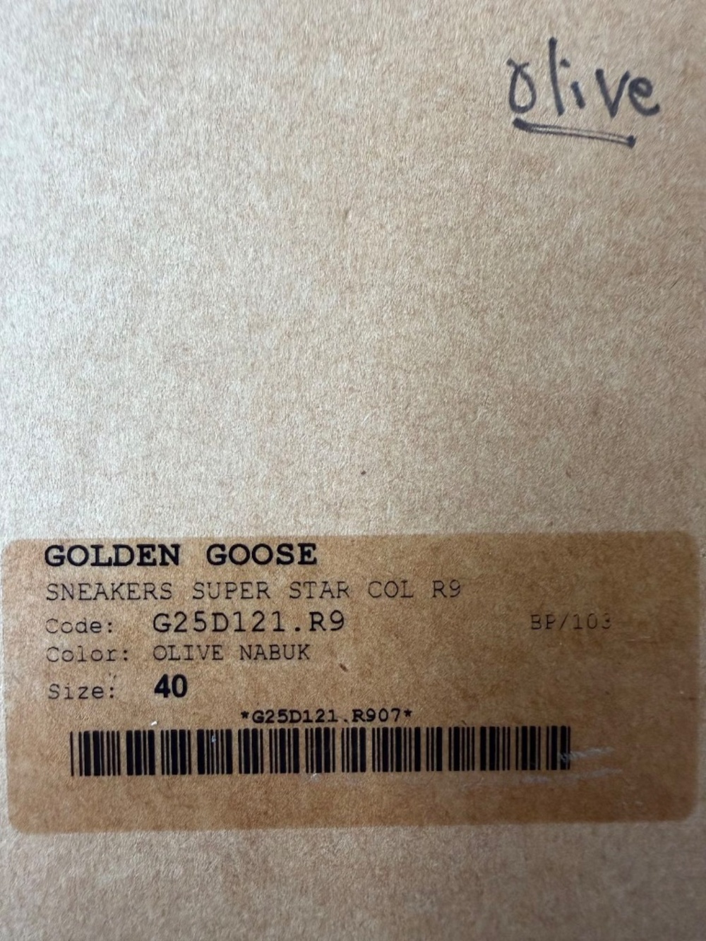 Golden Goose Superstar Sneakers | Olive Nabuk | EU 40 with box - Picture 7 of 12